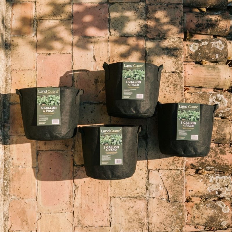 French-Style Fabric Planter Bags